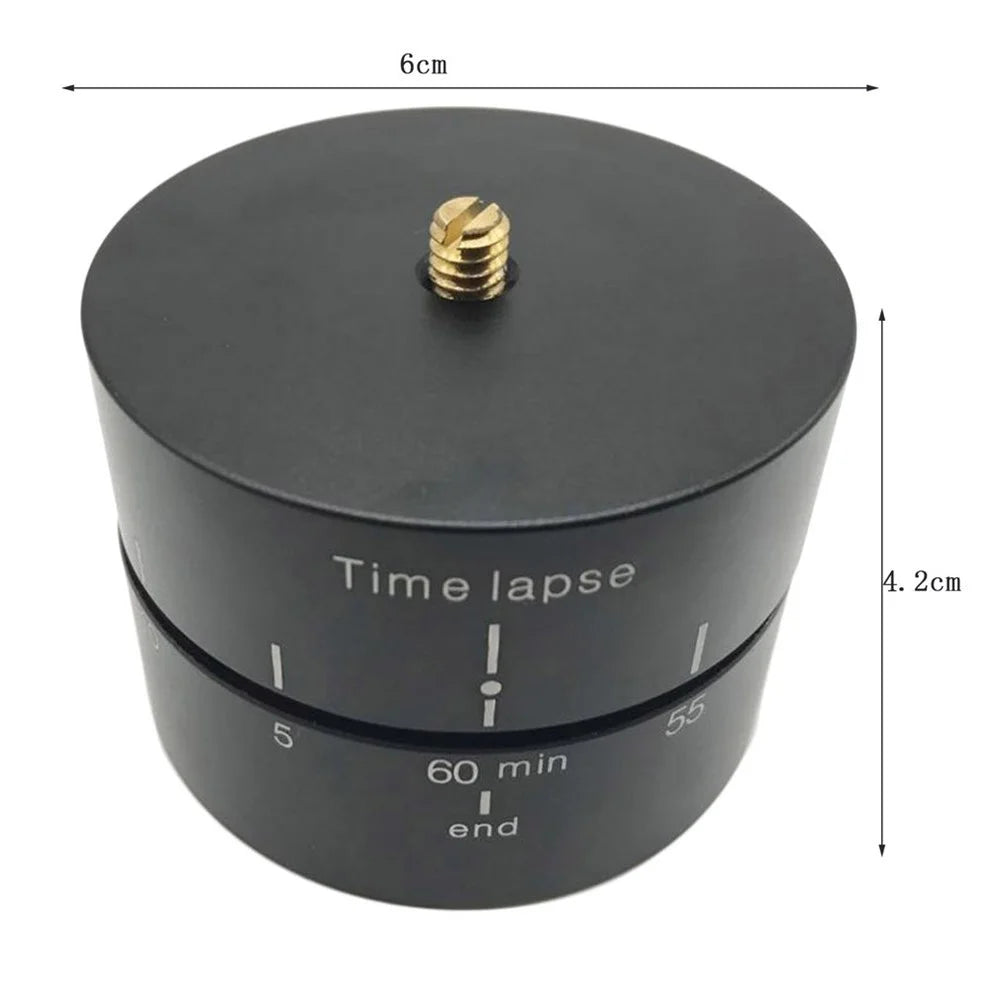 Time Lapse 360 Degree Auto Rotate Camera Platform Tripod Head Base for GoPro Hero 6/5/4/3, Xiaoyi Action Camera - 7