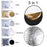 60cm 5 in 1 Round Photography Studio Light Reflector Collapsible Disc Reflector Set - 2