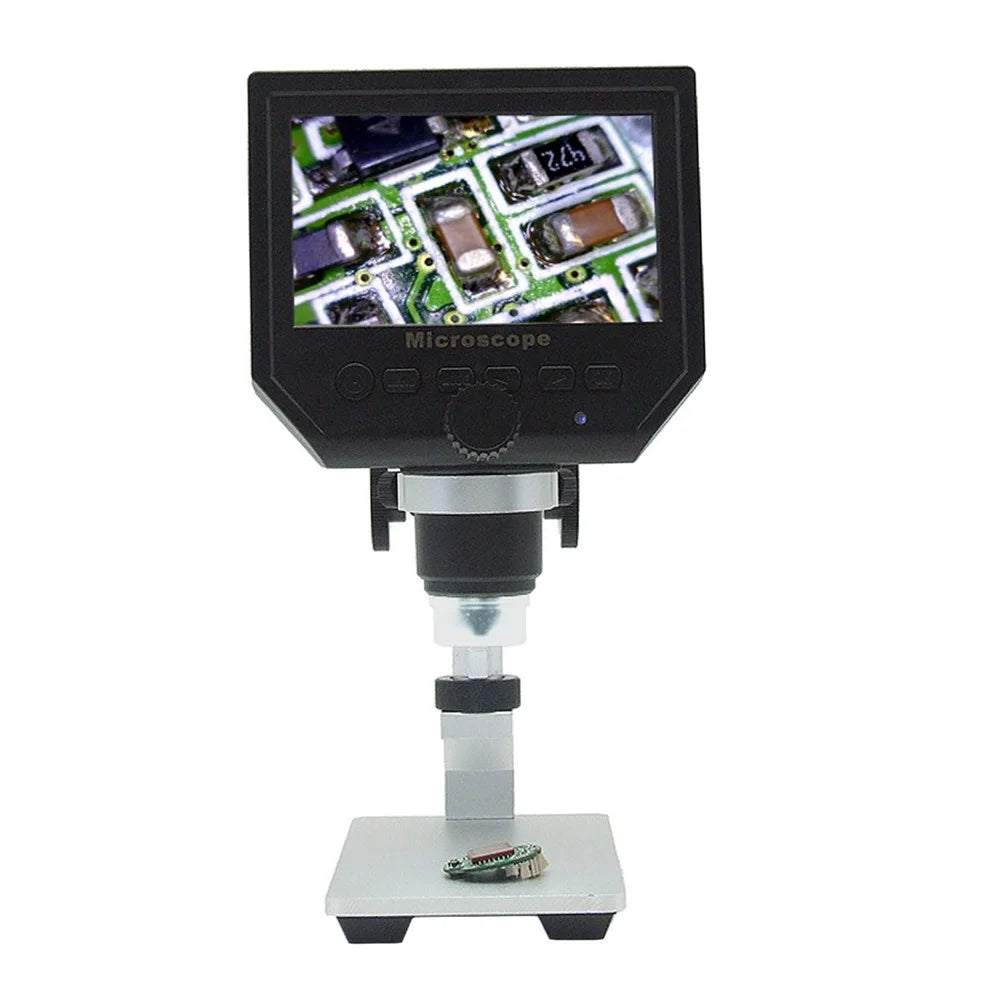 HD 3.6MP CCD 4.3" OLED Screen Display 600X Digital Microscope with Metal Bracket - 3