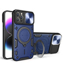 Sliding CamShield Magnetic Holder Phone Case For iPhone 13