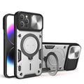 Sliding CamShield Magnetic Holder Phone Case For iPhone 13