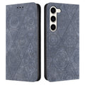 For Samsung Galaxy S23 5G Ethnic Embossed Adsorption Leather Phone Case