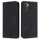 For Samsung Galaxy S22+ 5G Ethnic Embossed Adsorption Leather Phone Case