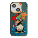 Animal Pattern Oil Painting Phone Case For iPhone 13