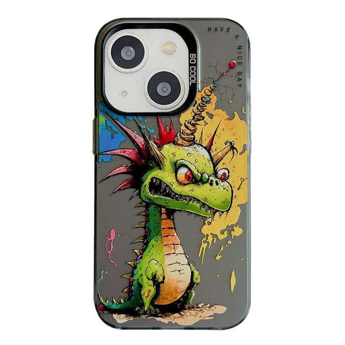 Animal Pattern Oil Painting Phone Case For iPhone 13