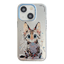 Animal Pattern Oil Painting Phone Case For iPhone 13