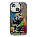 Animal Pattern Oil Painting Phone Case For iPhone 13