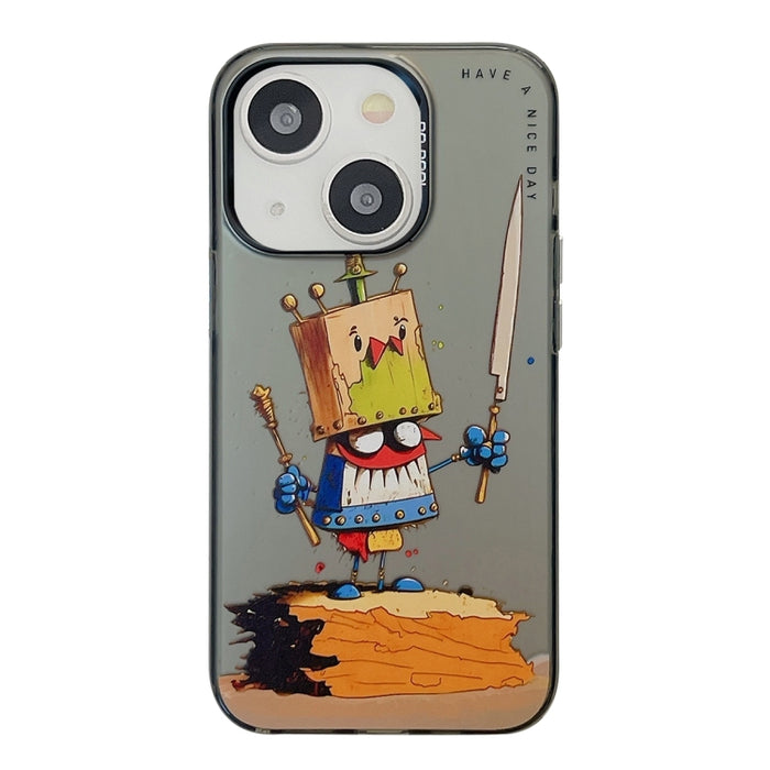 Animal Pattern Oil Painting Phone Case For iPhone 13