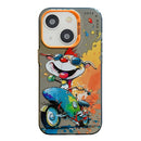 Animal Pattern Oil Painting Phone Case For iPhone 13