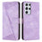 For Samsung Galaxy S21 Ultra 5G Dream Triangle Leather Phone Case with Long Lanyard