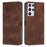 For Samsung Galaxy S21 Ultra 5G Dream Triangle Leather Phone Case with Long Lanyard