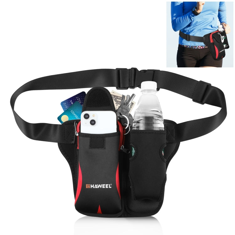 HAWEEL Multi-function Sports Fitness Water Bottle Waist Bag