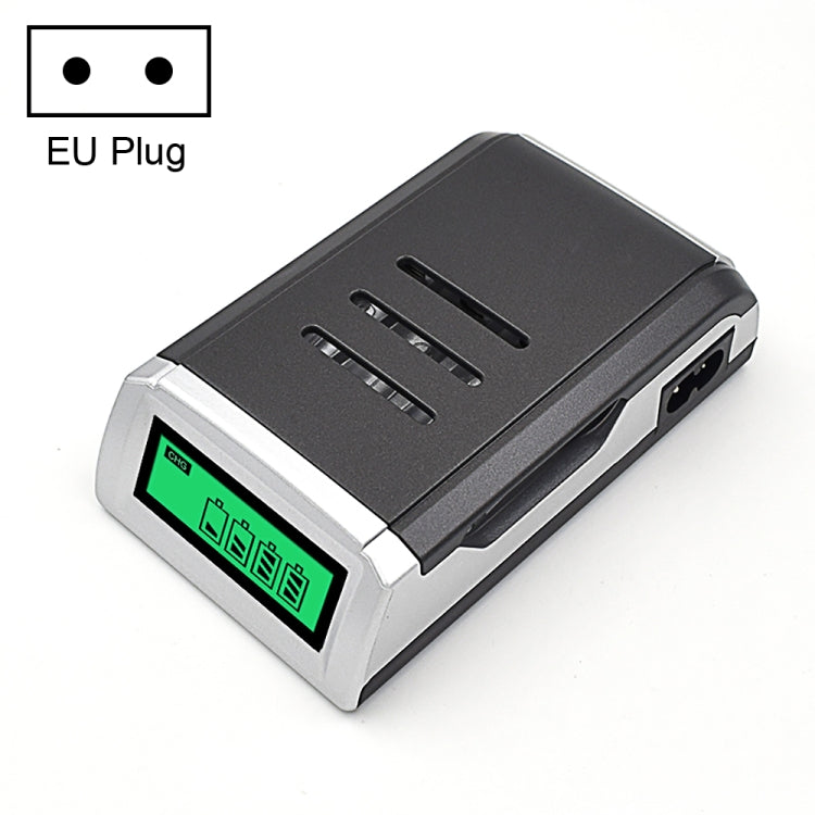 4 Slot Battery Charger for AA and AAA Batteries (AC 100-240V - LCD Display )