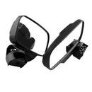 MB-MR016-BK 2 PCS Motorcycle UTV Modified Side View Mirrors for UTV with 1.75 inch and 2 inch Roll Cage(Black)