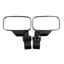 MB-MR016-BK 2 PCS Motorcycle UTV Modified Side View Mirrors for UTV with 1.75 inch and 2 inch Roll Cage(Black)