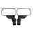 MB-MR016-BK 2 PCS Motorcycle UTV Modified Side View Mirrors for UTV with 1.75 inch and 2 inch Roll Cage(Black)