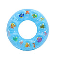 Cartoon Pattern Double Airbag Thickened Inflatable Swimming Ring Crystal Swimming Ring