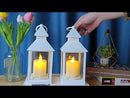 Retro LED Electronic Candle Wind Light Horse Light Party Home Decoration Ambient Lights, Style: Single Layer