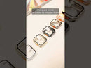 HD PC Case for Apple Watch Series SE3 / SE2 / SE1 /  6 / 5 / 4 44mm Watch Cover Transfer to Apple Ultra 2 with Lower Cover and Tempered Glass  - Titanium Gold