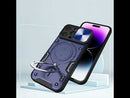 For Samsung Galaxy S21 Ultra 5G CD Texture Sliding Camshield Magnetic Holder Phone Case