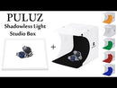 PULUZ Mini LED Photography Shadowless Light Lamp Panel Pad + Studio Shooting Tent Box, Acrylic Material, 20cm x 20cm Effective Area