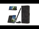 For Samsung Galaxy S21 Ultra 5G Dream Triangle Leather Phone Case with Long Lanyard