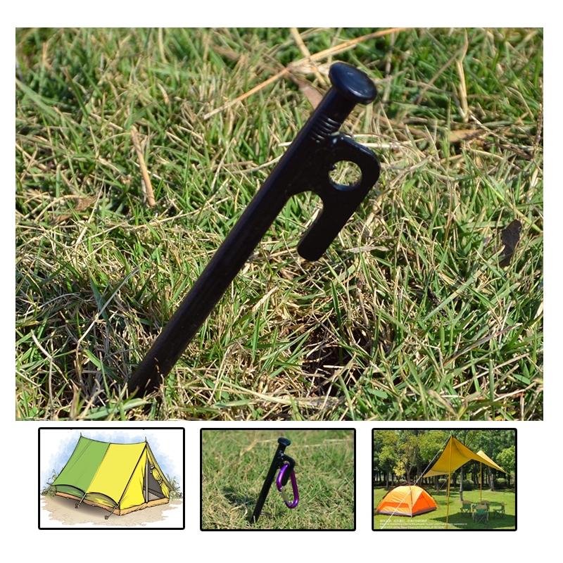 10 PCS 25cm Outdoor Camping Windproof Fixed Canopy Ground Nails