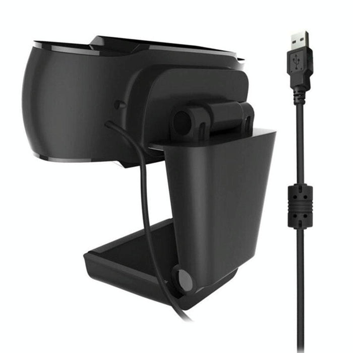 HXSJ A870 480P Pixels HD 360 Degree WebCam USB 2.0 PC Camera with Microphone for Skype Computer PC Laptop, Cable Length: 1.4m(Black)