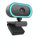 C11 2K Picture Quality HD Without Distortion 360 Degrees Rotate Built-in Microphone Sound Clear Webcams with Tripod(Blue)