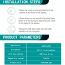 C11 2K Picture Quality HD Without Distortion 360 Degrees Rotate Built-in Microphone Sound Clear Webcams with Tripod(Blue)