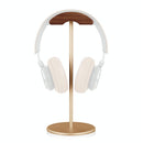 020 Walnut Aluminum Alloy Display Holder for Headset(Gold)