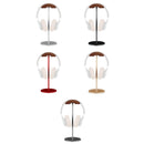 020 Walnut Aluminum Alloy Display Holder for Headset(Red)