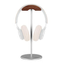 020 Walnut Aluminum Alloy Display Holder for Headset(Silver)