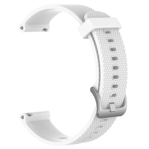 Smart Watch Silicone Wrist Strap Watchband for POLAR Vantage M 22cm(White)
