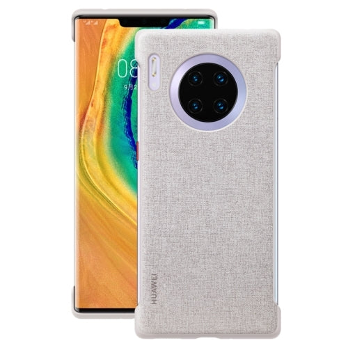 For Huawei Mate 30 Pro Original Huawei Shockproof PU Leather Protective Case(Grey)
