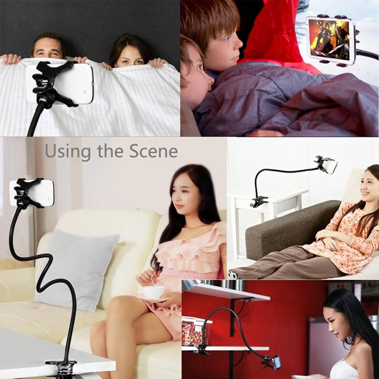 HAWEEL Flexible Long Arm Lazy Bracket  Holder with Clamping Base