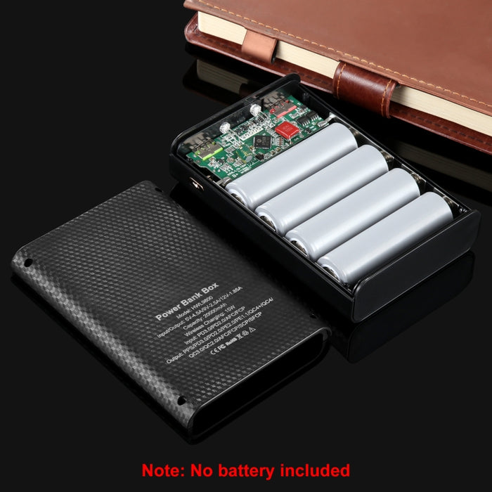 Wireless Charging Power Bank Box Case with Display