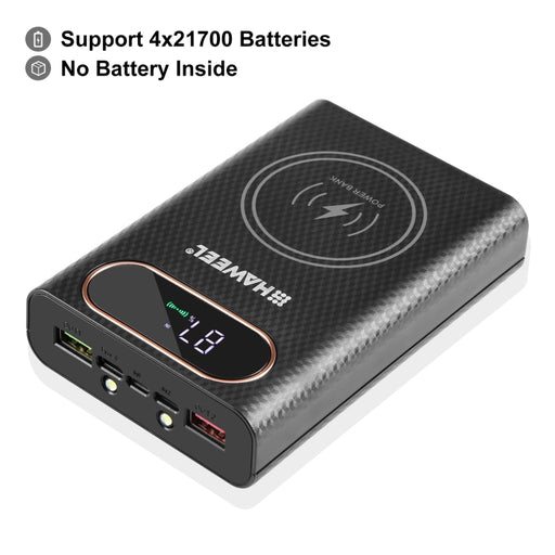 Wireless Charging Power Bank Box Case with Display