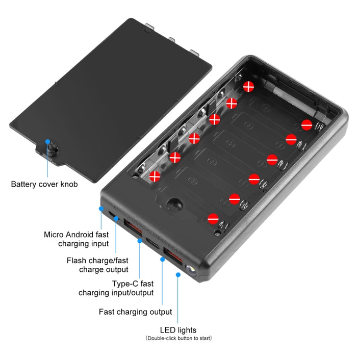 Power Bank Box Case with Display