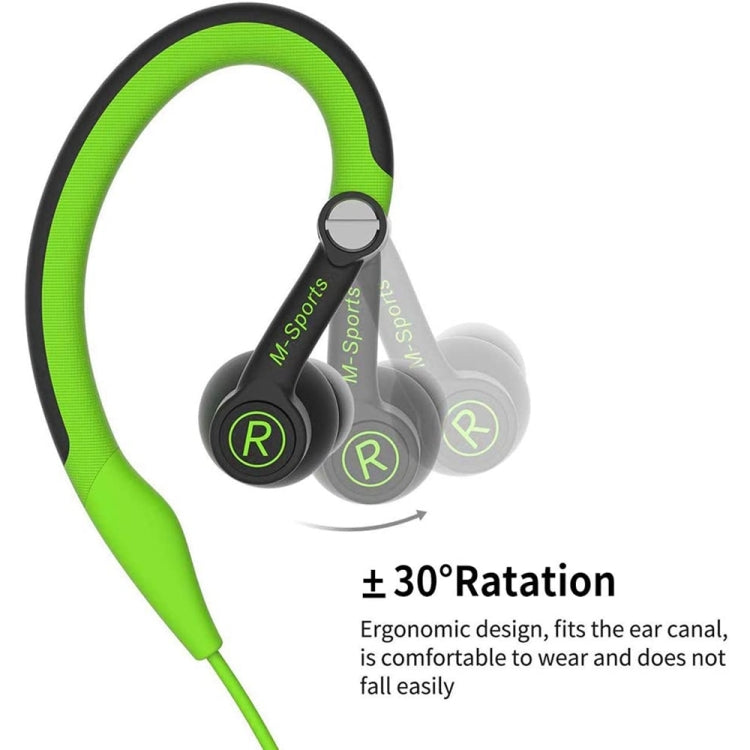 Mucro MB-232 Ear hook Wired Stereo Headphones for Jogging Gym