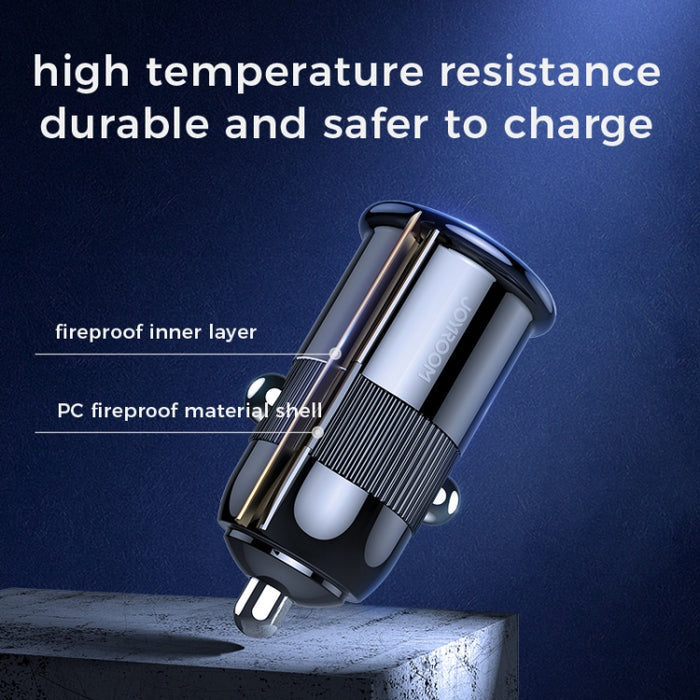 Mini Dual-port Fast Charging Smart Car Charger 