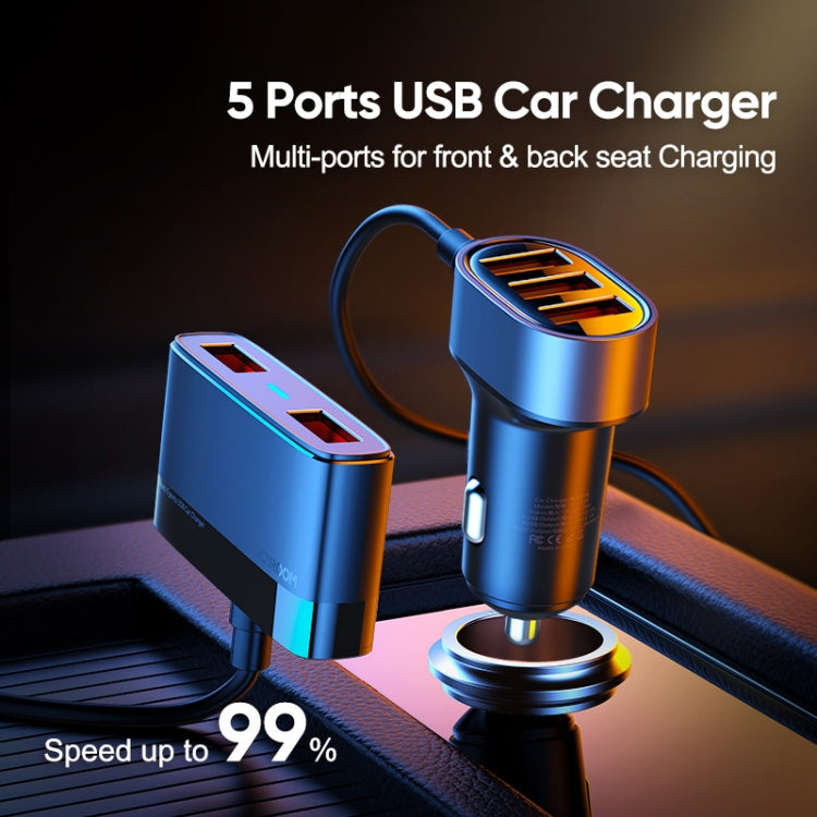  Multi 5 Ports USB Smart Car Charger