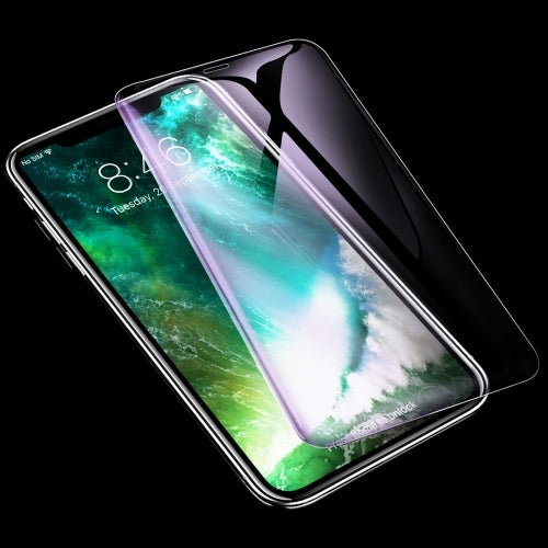 ROCK 0.26mm 9H 6D Curved Surface Anti Blue-ray HD Full Screen Tempered Glass Film for iPhone 11 / XR
