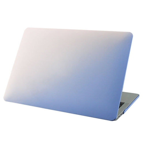 Cream Style Printing Laptop Plastic Protective Case for MacBook Retina 15.4 inch A1398 (Pink Blue)