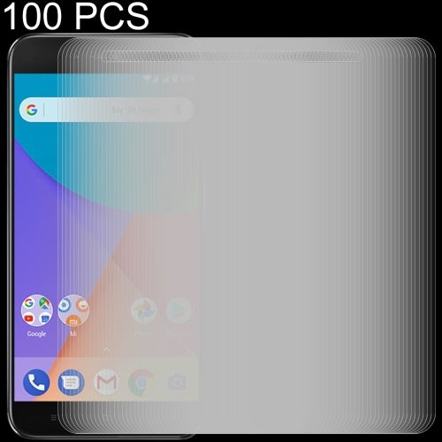 100 PCS 0.26mm 9H 2.5D Tempered Glass Film for Xiaomi Mi A1