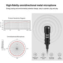 1.5m Lavalier Wired Condenser Recording Microphone