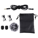 1.5m Lavalier Wired Condenser Recording Microphone