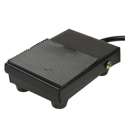 TFS-1 AC 250V 10A Anti-slip Plastic Case Foot Control Pedal Switch, Cable Length: 1m