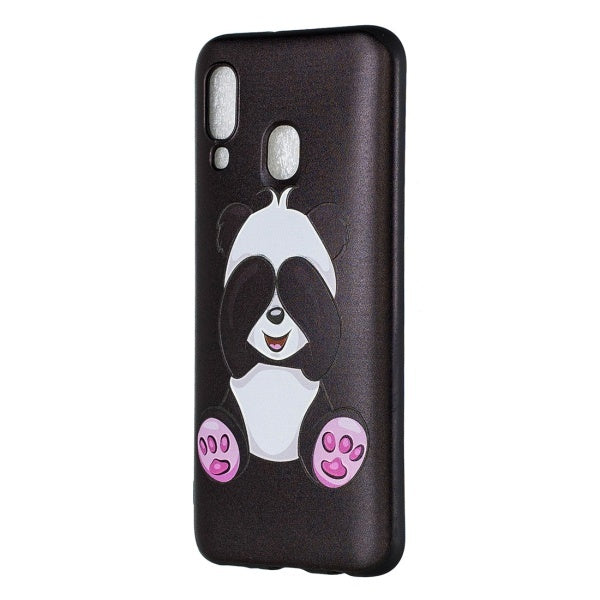 Embossed Painted Panda Pattern TPU Case for Galaxy A40