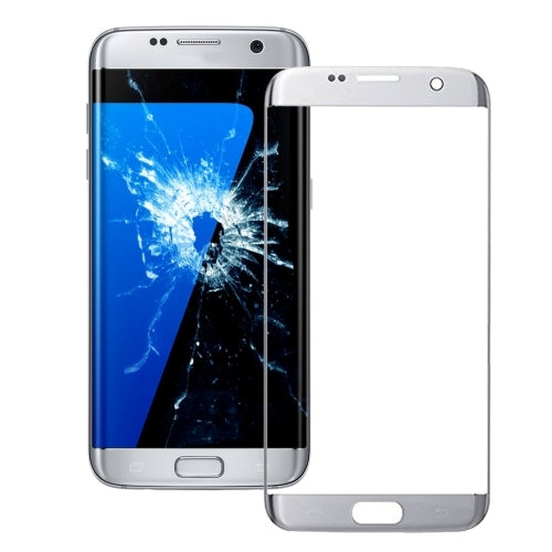 Front Screen Outer Glass Lens for Galaxy S7 Edge / G935(Silver)